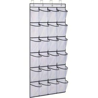 OEM Bolsa Blanca Para Colgar Zapatos, 56 X 150 Cm, 1 Unidad, Bolsa De Almacenamiento De Zapatos Para Montaje En Pared Para Uso Dom&eacute;stico