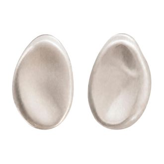 Cortana Luc&iacute;a Ovale Oorbellen - Dames - Oorbellen - Grijs - ONE Size - Accessoires