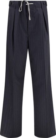 Maison Margiela Pinstripe Wool Trousers