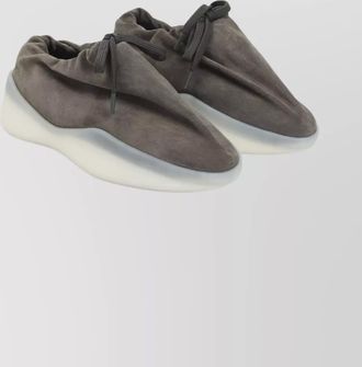 Fear of God suede round toe sneakers with rubber sole
