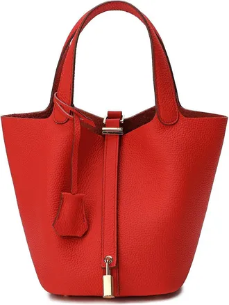 Tiffany & Fred Leather Top Handle Satchel