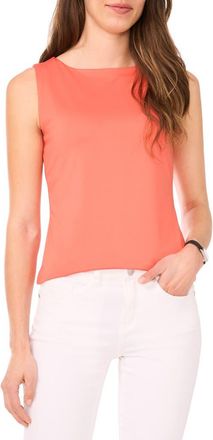 Halogen Boat Neck Compression Shell in Deep Sea Coral at Nordstrom Rack, Size X-Small