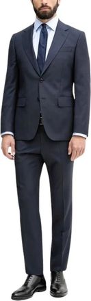 HUGO BOSS H-Huge-2Pcs-263 Pak - Heren - Business pakken - Blauw - XL - Wol - Kostuums