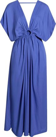 Elan Ring Cover-Up Maxi Dress in Sapphire Blue at Nordstrom, Size X-Small