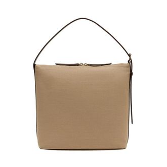 A.P.C. A.p.c., Tassen, Dames, Beige, ONE Size, Leer, Handbags