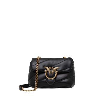 Pinko Pinko, Dames, Tassen, Zwart, Maat: ONE Size Leer