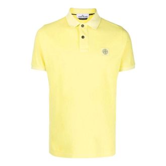 Stone Island Polo Shirt Yellow 761522S67-V0031