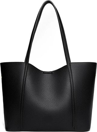 Generic Women Shoulder Bags Messenger Commuting Tote Bag Large Handbag Purses, Compatible For Female(Black)