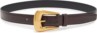 Saint Laurent Leather Belt - Chocolate - 90 (UK 14 / XL)