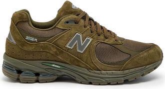 New Balance New Balance 2002R Panelled Suede and Mesh-knit Sneakers - Dark Green - 9.5 (IT43.5 / UK9.5)