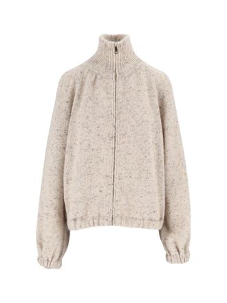 Fabiana Filippi Lurex Luxe Knit Bomber Jacket