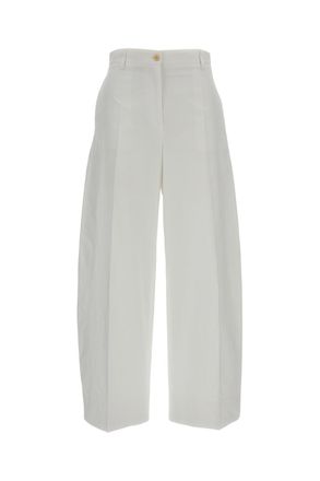 Alberto Biani Wide-Leg Cotton Trousers