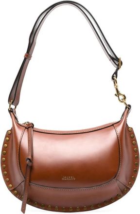 Isabel Marant Oskan Moon Bag - Dames - Schoudertassen - Bruin - ONE Size - Leer - Tassen