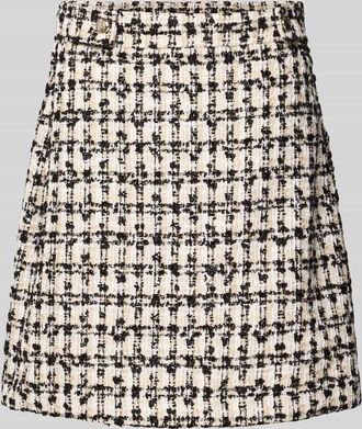 Joop Minirock mit Label-Detail Modell Scara in Beige, Gr&ouml;&szlig;e 34