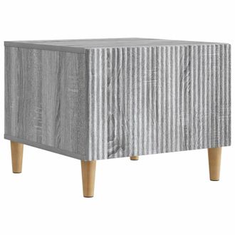 vidaXL Mesa De Caf&eacute; Gris Sonoma 49 X 50 X 40 Cm Madera De Ingenier&iacute;a Vidaxl