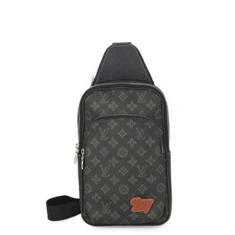 Louis Vuitton Pre-owned Monogram Sling Bag - Heren - Pre-owned - Groen - Maat: ONE Size