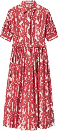 La DoubleJ Abito midi Libertine - Rosso