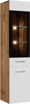 Badplaats Columna De Ba&ntilde;o Rio 30 X 30 X 131 Cm - Roble Con Blanco - Mueble