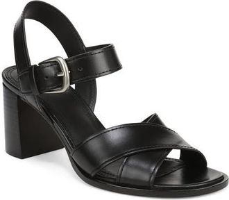 Vince Salma Ankle Strap Sandal in Black at Nordstrom, Size 6.5