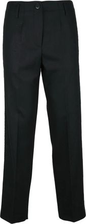 Pomandere Straight Broeken - Dames - Straight fit broeken - Zwart - XS - Polyester - Broeken