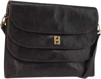Fendi Pre-owned Cross Body Bags, female, Brown, Size: ONE SIZE Pre-owned Cross Body Bag