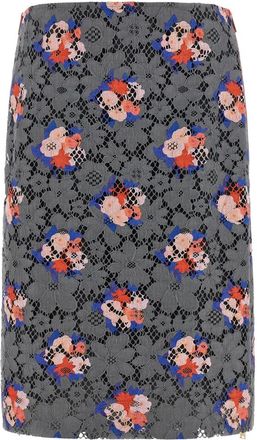 Fendi Mujer, Faldas, Gris, Talla: M