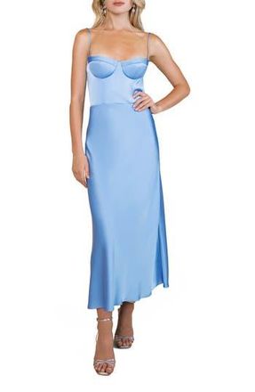Katie May Flora Seamed Cocktail Dress in French Blue at Nordstrom Rack, Size Xx-Large