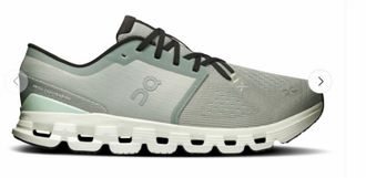 On Running Mens Cloud X 4 Running Shoes In Tin/iceberg