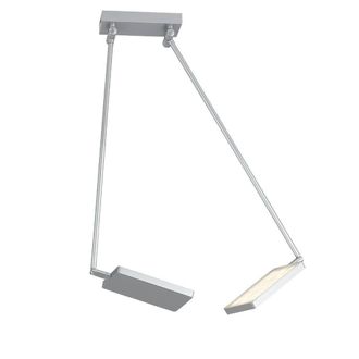Netlighting BOOK LED 2 Light Semi Flush Light Grey 2600lm 3200K 85x16x15200cm | Size: 85 x 16 x 15200 cm