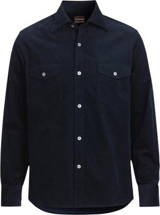 Oscar Jacobson Hombre, Camisas, Azul, Talla: S