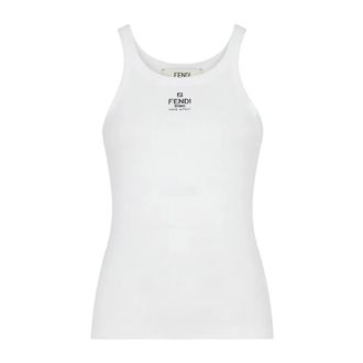 Fendi Mujer, Camisetas, Blanco, Talla: M