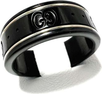 Gucci White Gold (18K) Ceramic Band Ring (Pre-Owned)