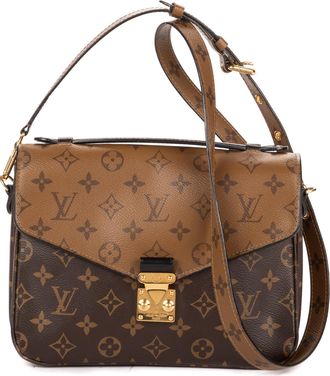 Louis Vuitton Pre-owned Womens Pochette Metis MM Shoulder Bag - Brown - One Size