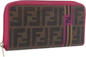Fendi Pre-owned Vintage Lange Portemonnee - Dames - Vintage Accessoires - Veelkleurig - ONE Size - Leer - Vintage
