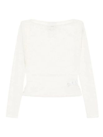 Reformation Adriano top - women - Spandex/Elastane/Nylon - L - White