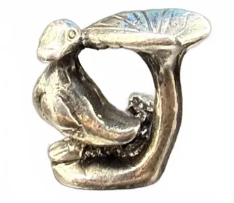 Trollbeads Womens Ugly Duckling Bead In Silver