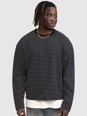 Redefined Rebel RRNicolas Sweat Oversized Fit Longsleeve schwarz