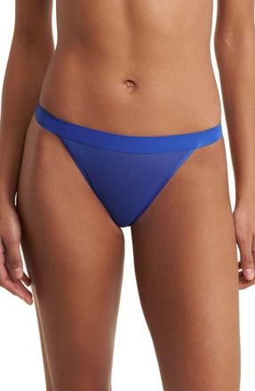Natori True Zen Thong in Blue Flame at Nordstrom, Size X-Small
