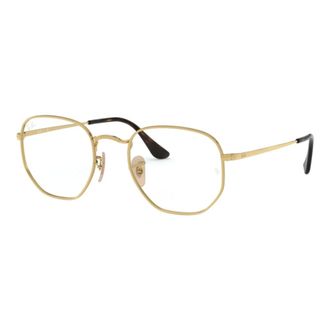 Ray-Ban Glasses, male, Yellow, 48 MM, Gold Sunglasses
