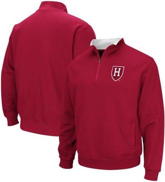 Colosseum Mens Colosseum Crimson Harvard Crimson Tortugas Team Logo Quarter-Zip Jacket at Nordstrom, Size Xx-Large