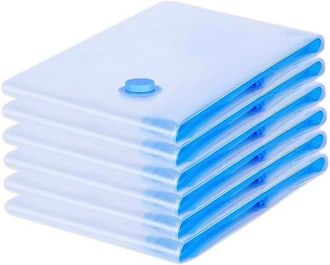 OEM Bolsas De Almacenamiento - Juego De 6, Xl 80x60cm, Reutilizables, Herm&eacute;ticas, Aptas Para Bomba De Vac&iacute;o
