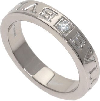 Bulgari White Gold (18K) Band Ring (Pre-Owned)