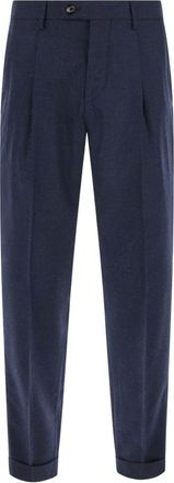 Michael Coal Pantalones de Corte Recto de Algod&oacute;n - Trousers - Hombre - Azul - W33