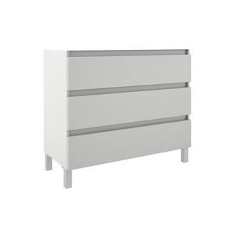 Saniclass Chaci PLUS Badkamermeubelset - 100x86x46cm - topblad - 3 lades - mat wit