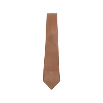 Sunflower Ties, male, Brown, Size: ONE SIZE Leather Tie
