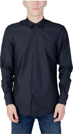 Antony Morato Heren, Overhemden, Blauw, Maat: 2XL Katoen
