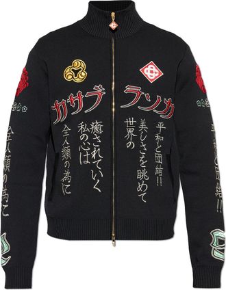 Casablanca Sweatshirt With Embroidered Pattern