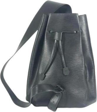 Louis Vuitton Pre-owned Vintage Rugzak - unisex - Vintage Rugzakken - Zwart - ONE Size - Leer - Vintage