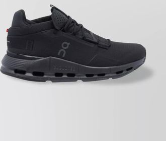 On Running recycled polyester high-top sneakers