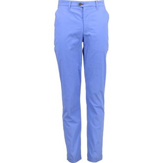 Lords of Harlech Jack Flat Front Stretch Sateen Pant in Blue at Nordstrom, Size 3334